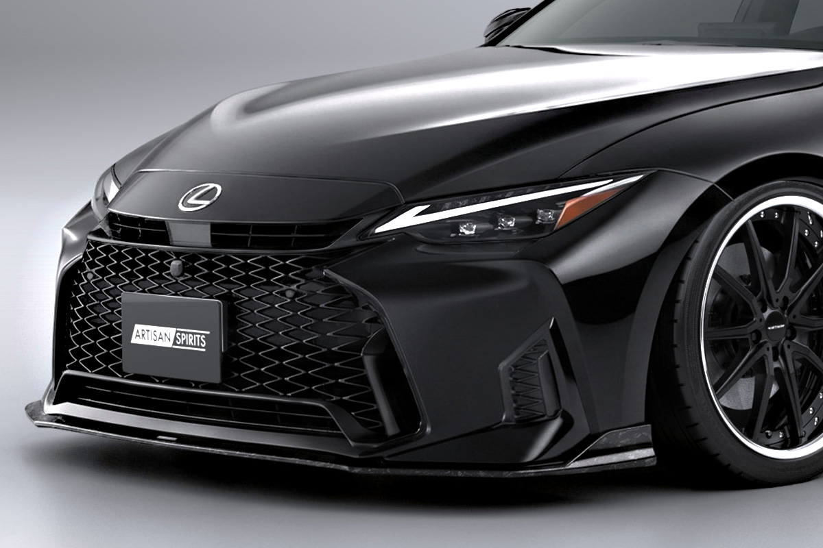 ARTISAN SPIRITS LEXUS IS FRONT UNDER SPOILER COMPOSITE CARBON